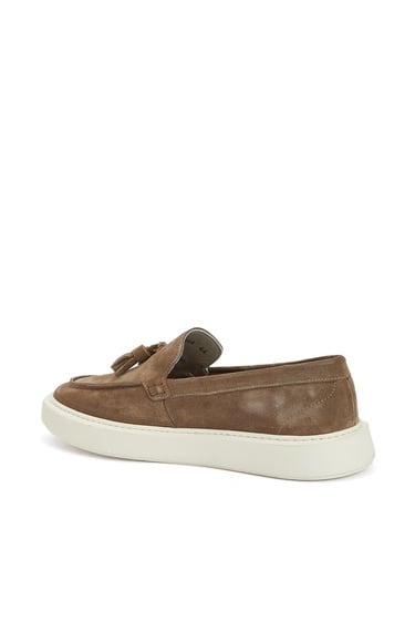  Divarese Erkek Vizon Süet Loafer