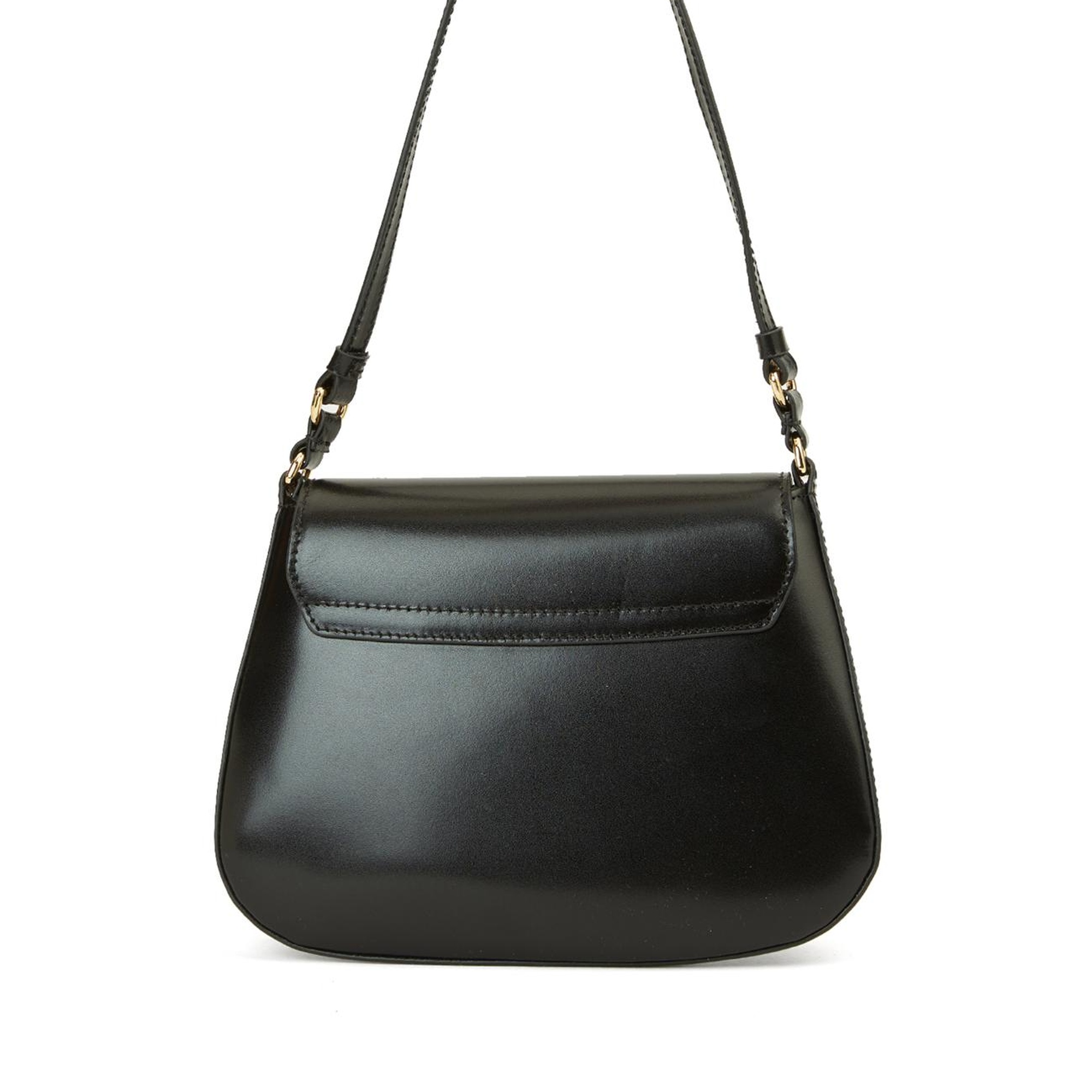 George Hogg Kadın Siyah Deri Postacı Çanta