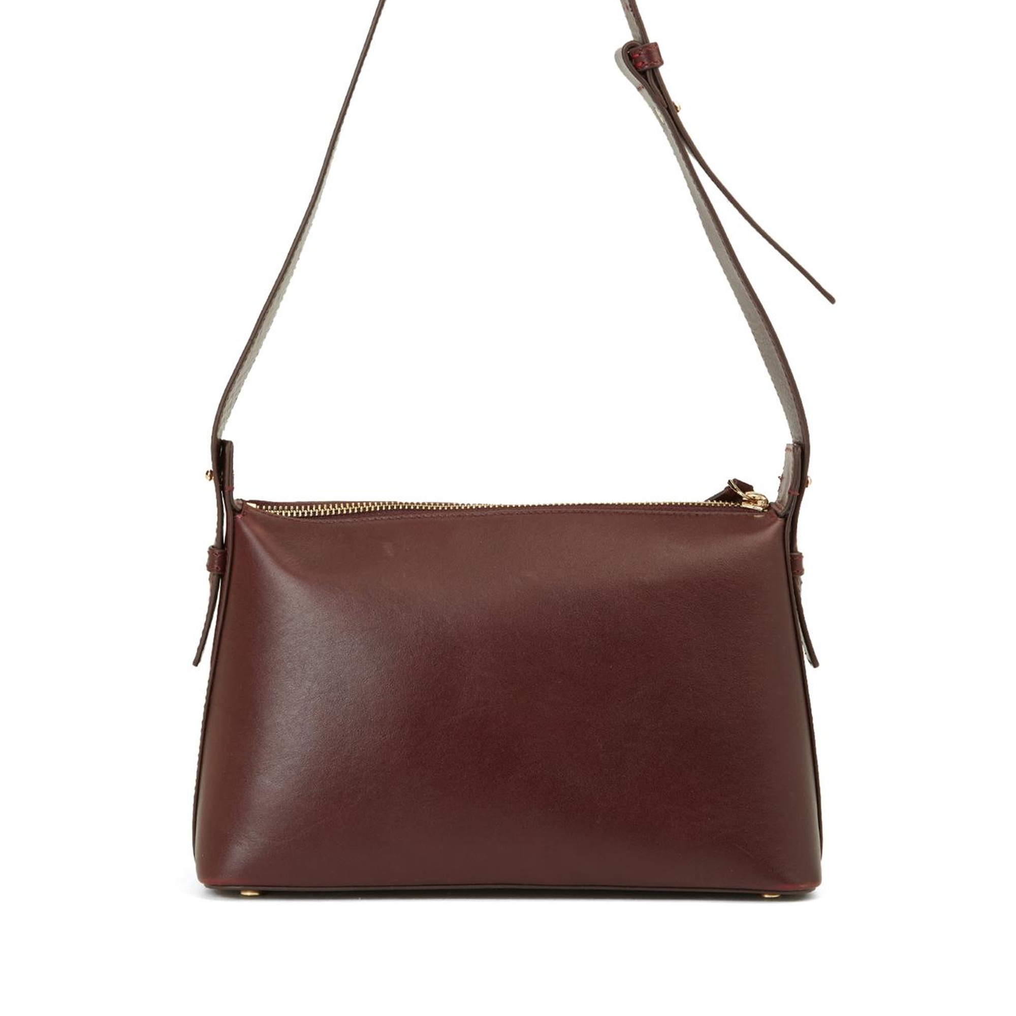 George Hogg Kadın Bordo Deri Postacı Çantası
