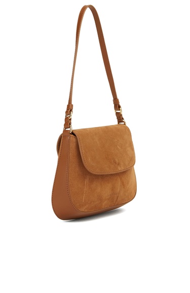  George Hogg Kadın Taba Deri Postacı Çanta