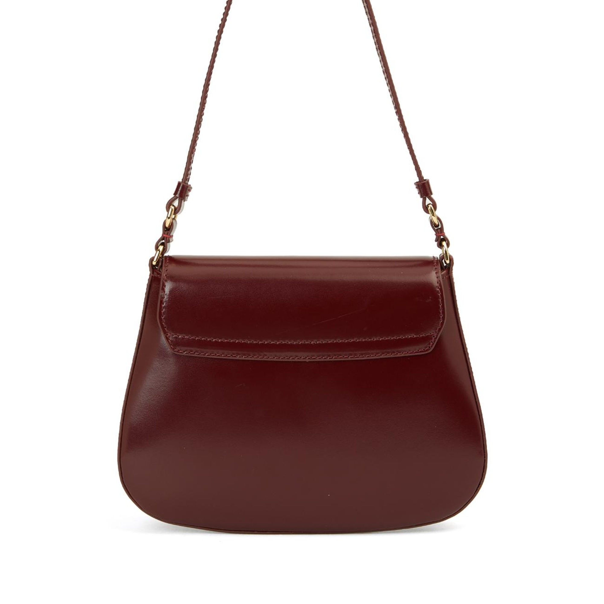 George Hogg Kadın Bordo Deri Postacı Çanta