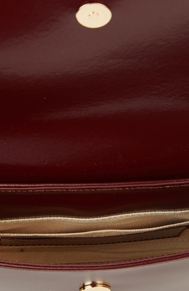  George Hogg Kadın Bordo Deri Postacı Çanta