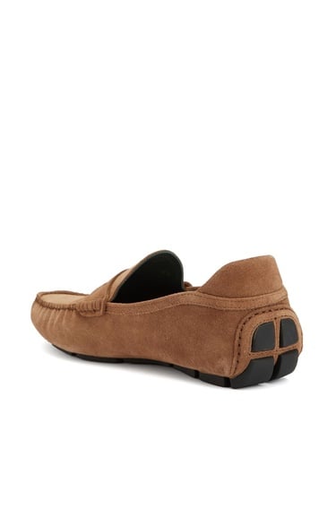  George Hogg Erkek Kahverengi Deri Loafer