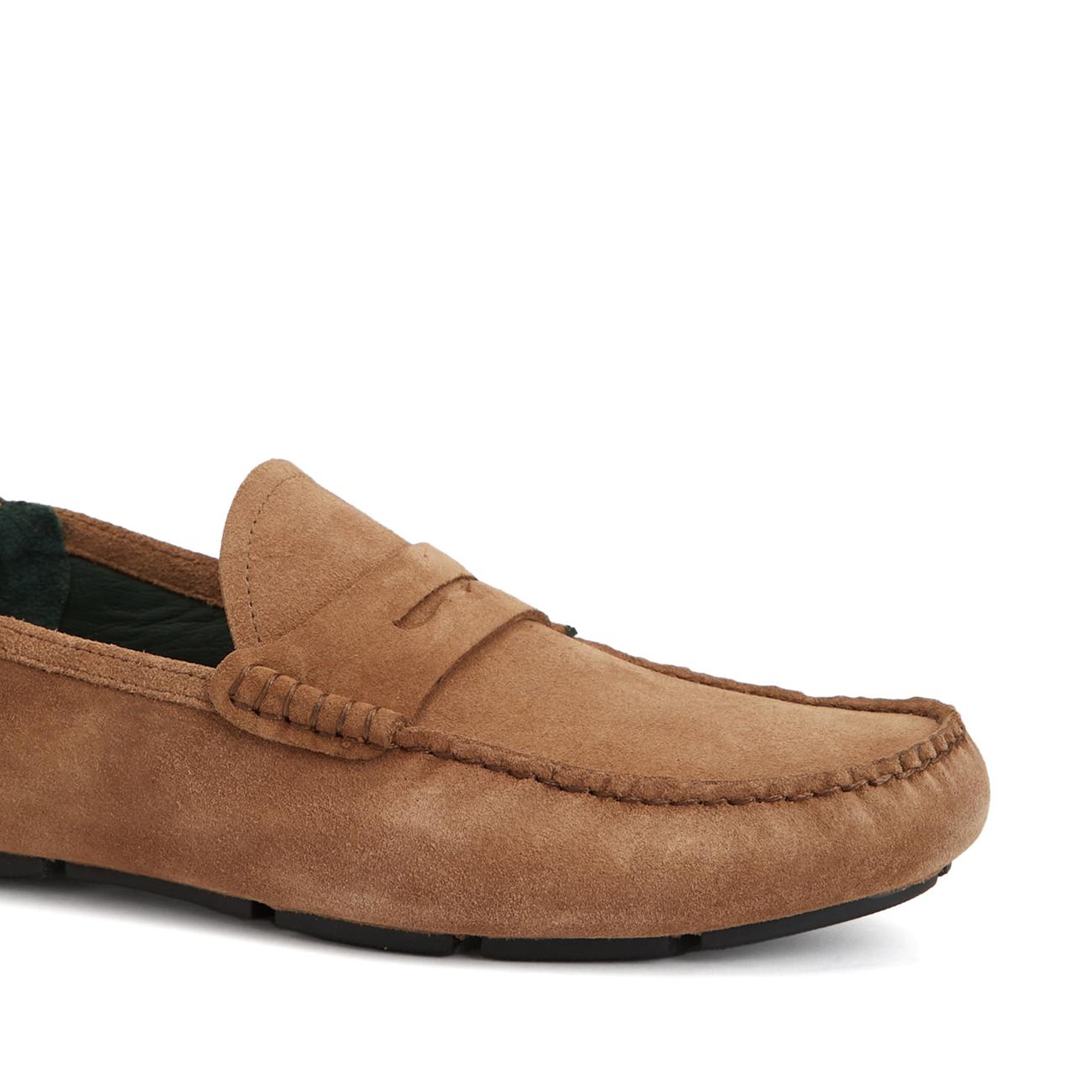 George Hogg Erkek Kahverengi Deri Loafer