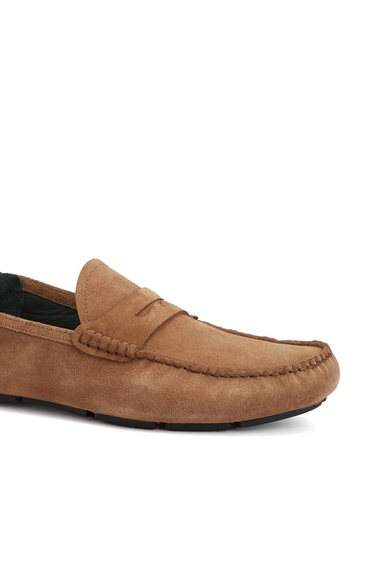  George Hogg Erkek Kahverengi Deri Loafer