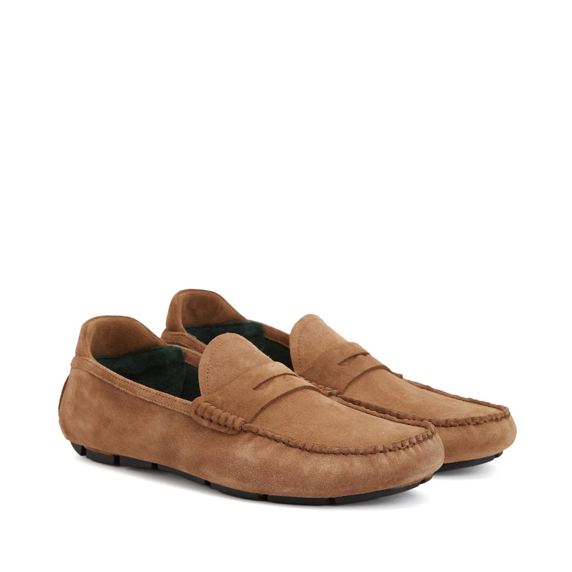 George Hogg Erkek Kahverengi Deri Loafer