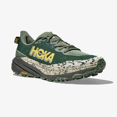  Hoka Speedgoat 6 Erkek Yeşil Koşu Ayakkabısı