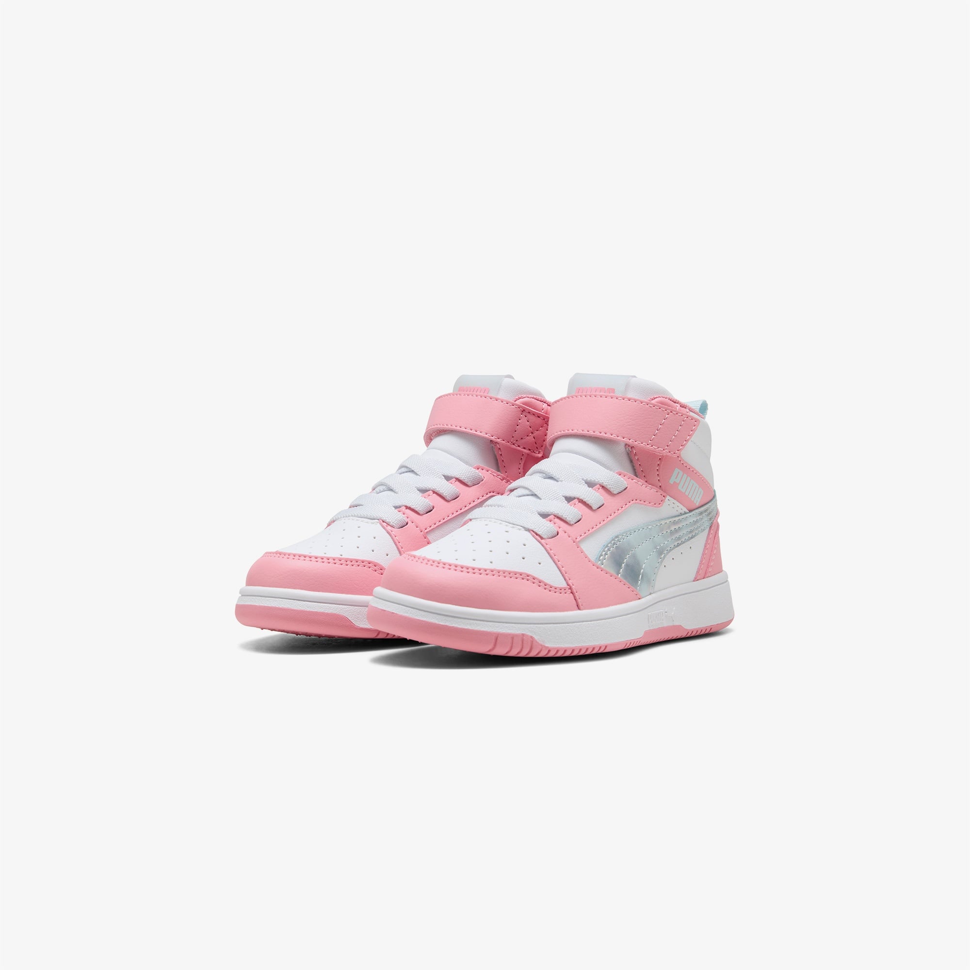 Puma Rebound V6 Mid Space Belle Çocuk Pembe Spor Ayakkabı
