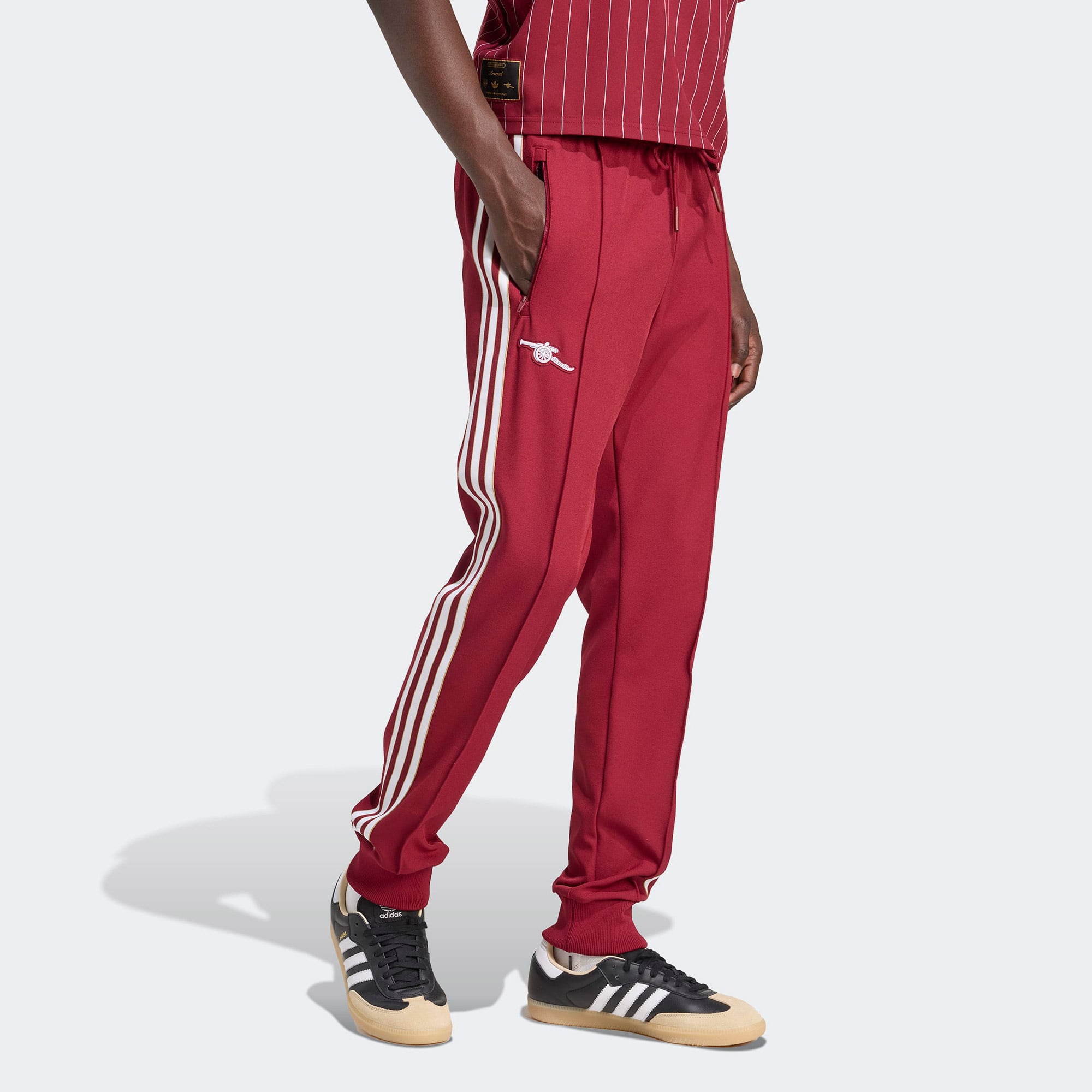  adidas Arsenal Terrace Icons Bordo Kırmızı Eşofman Altı