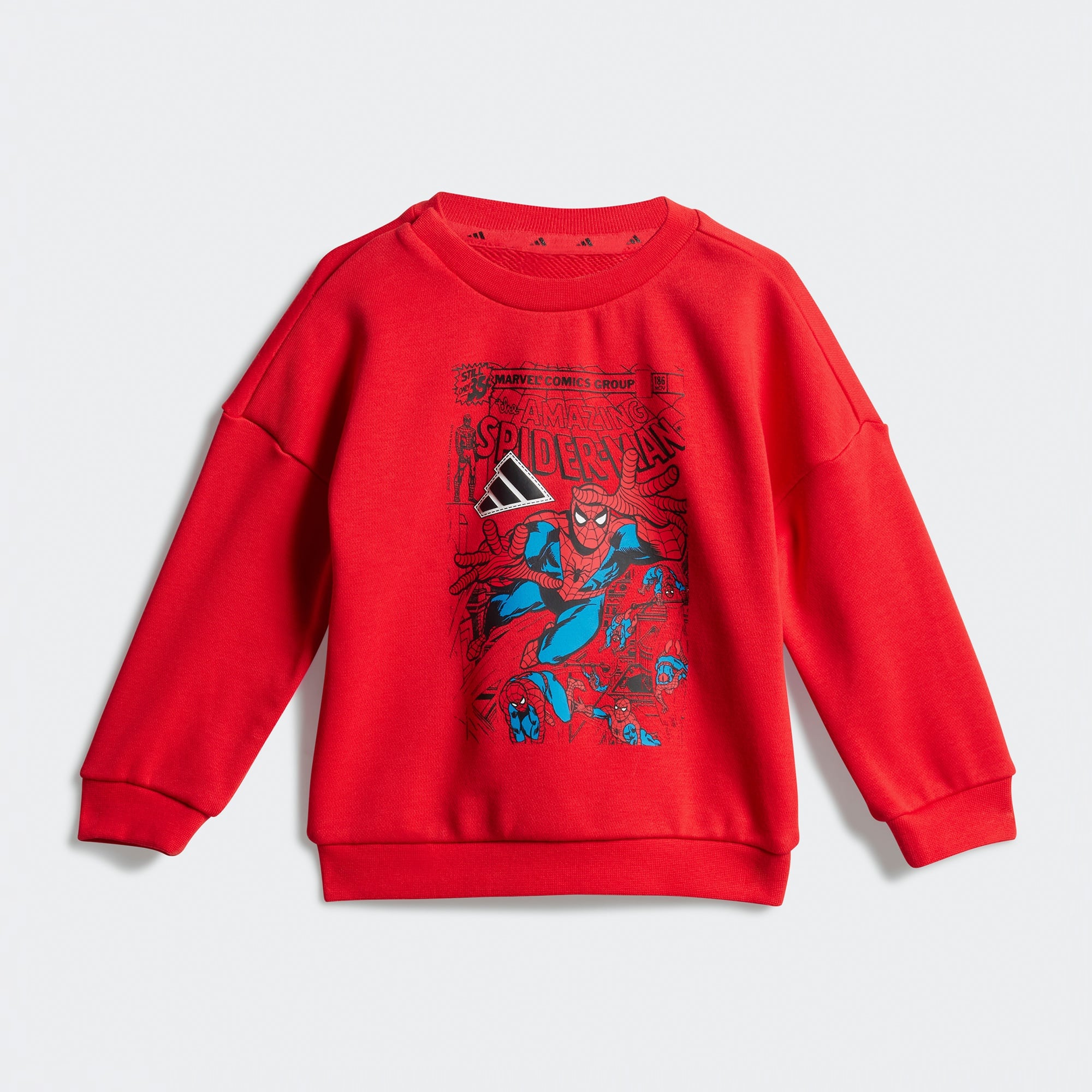 adidas Marvel Spiderman Çocuk Kırmızı Eşofman Takımı