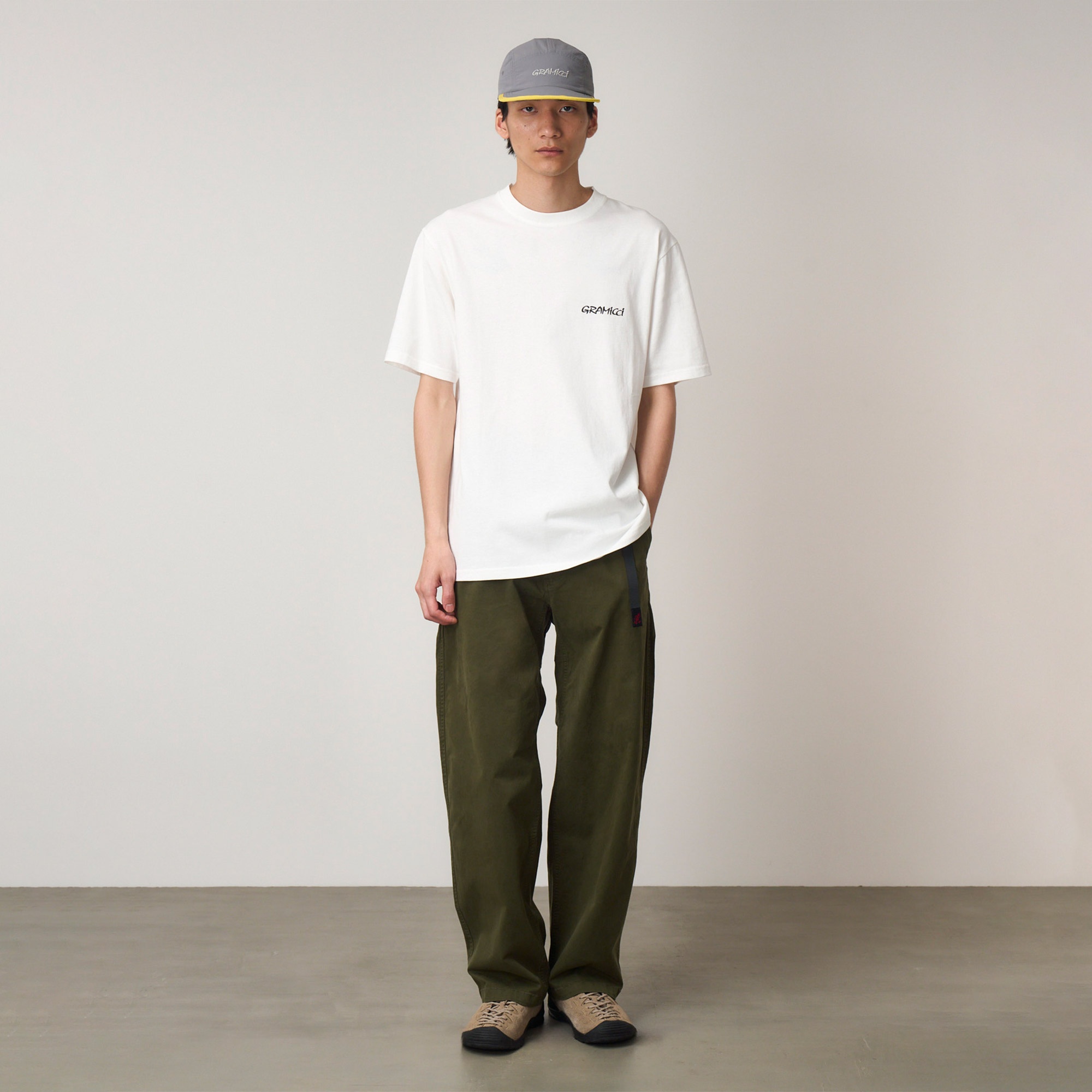 Gramicci Ice Axe Erkek Beyaz T-Shirt