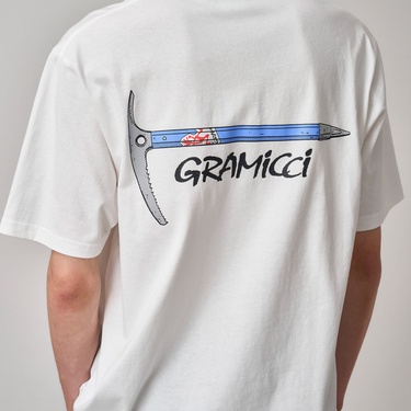  Gramicci Ice Axe Erkek Beyaz T-Shirt
