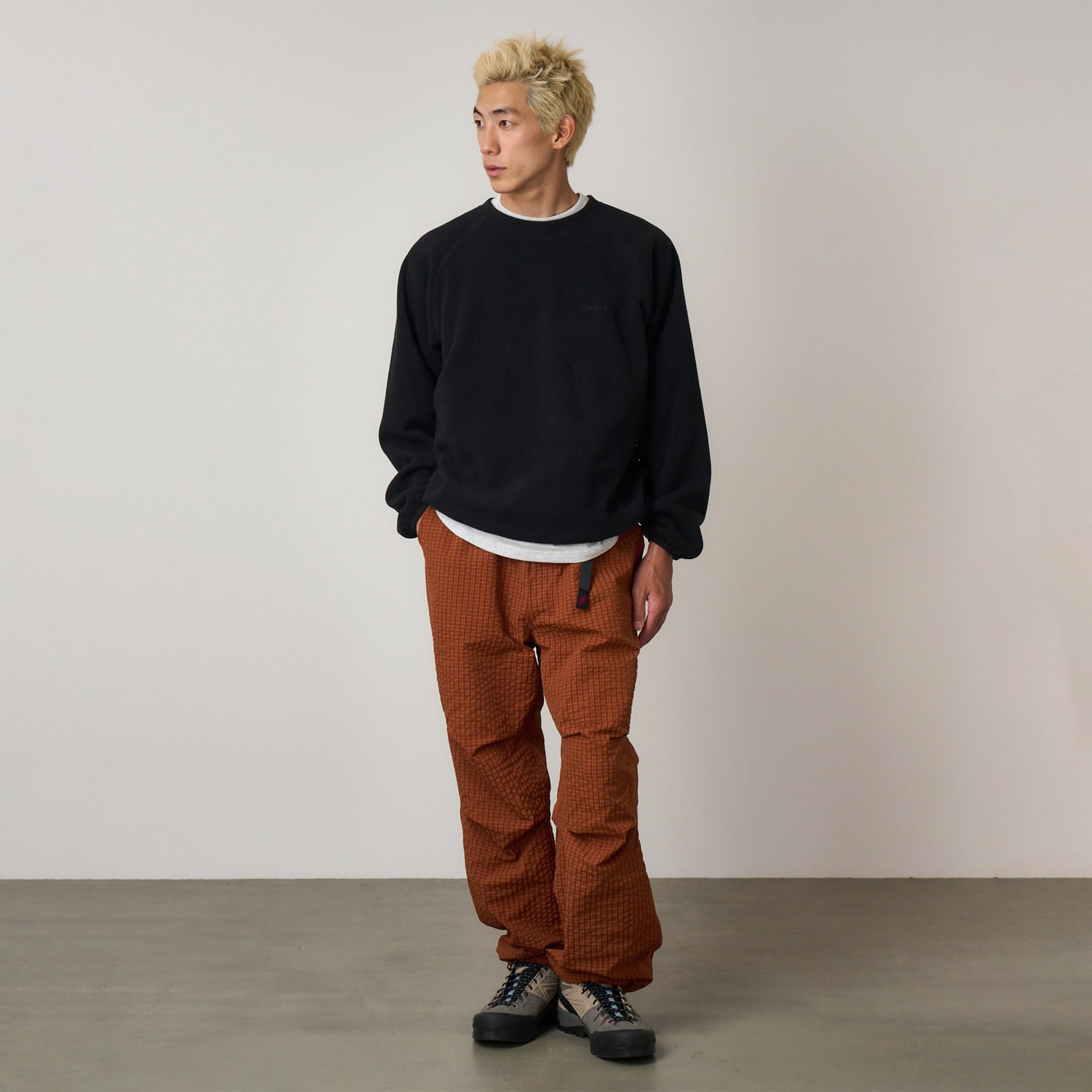  Gramicci Northside Plaid Erkek Kahverengi Pantolon