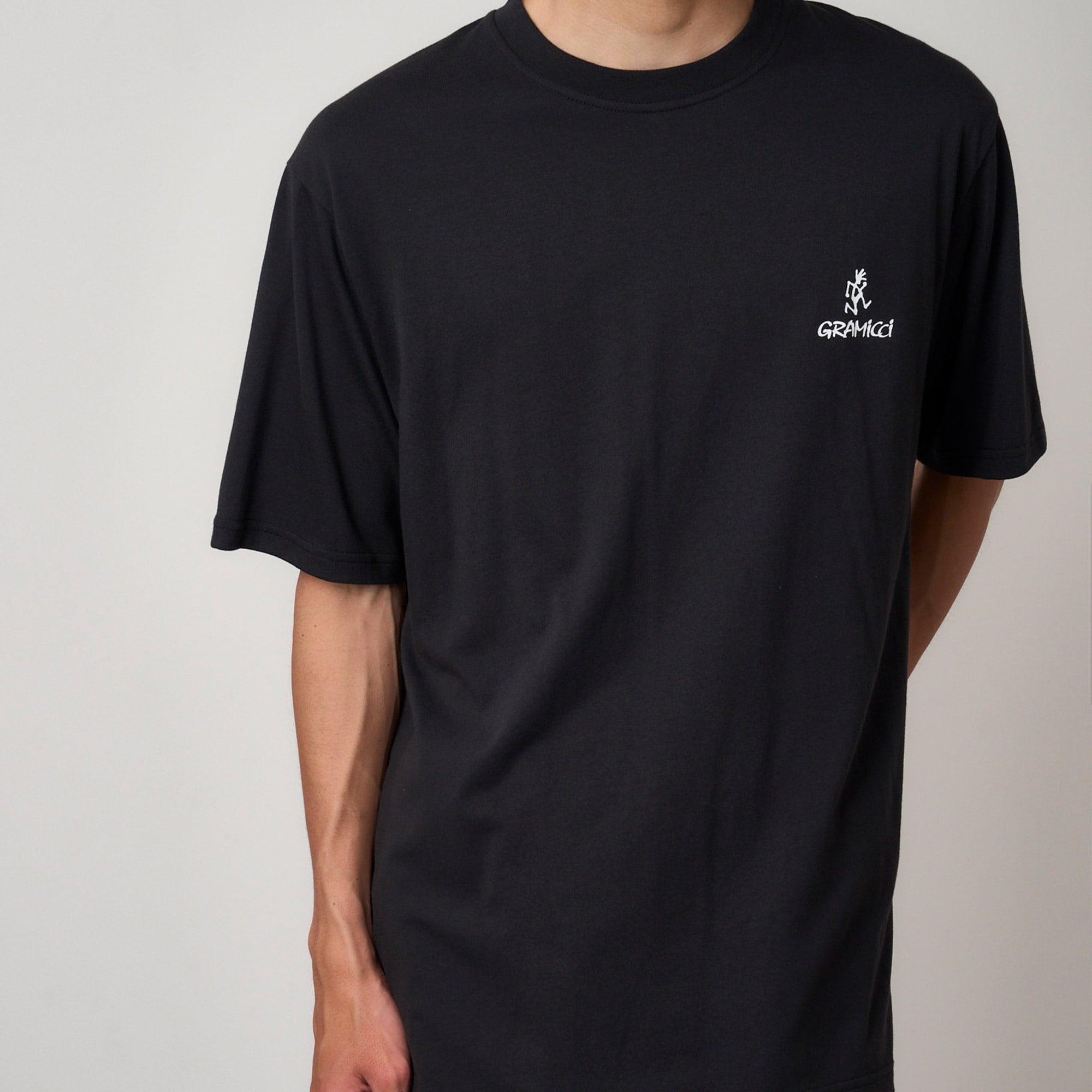 Gramicci One Point Logo Erkek Siyah T-Shirt