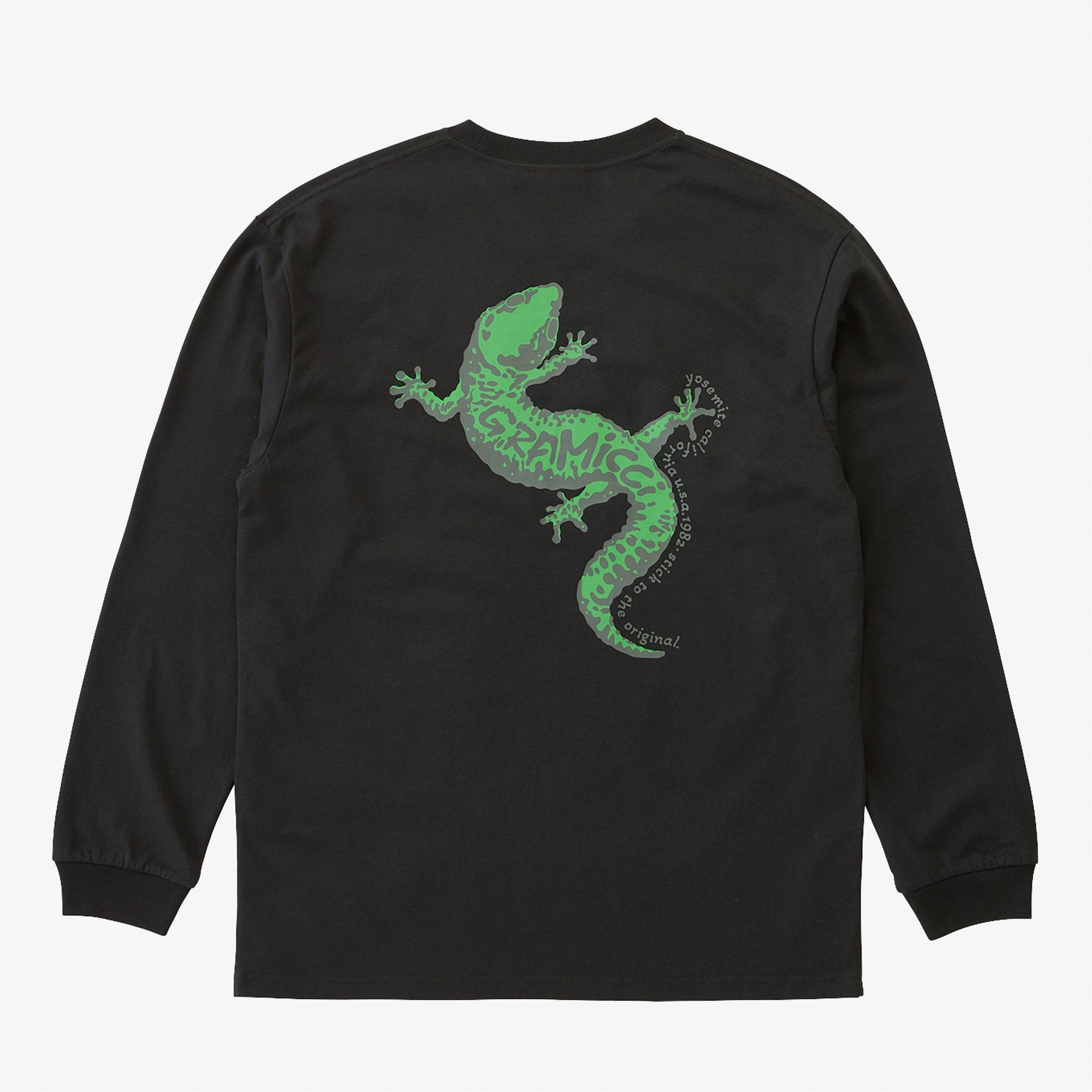 Gramicci Gecko Erkek Siyah Uzun Kollu T-Shirt