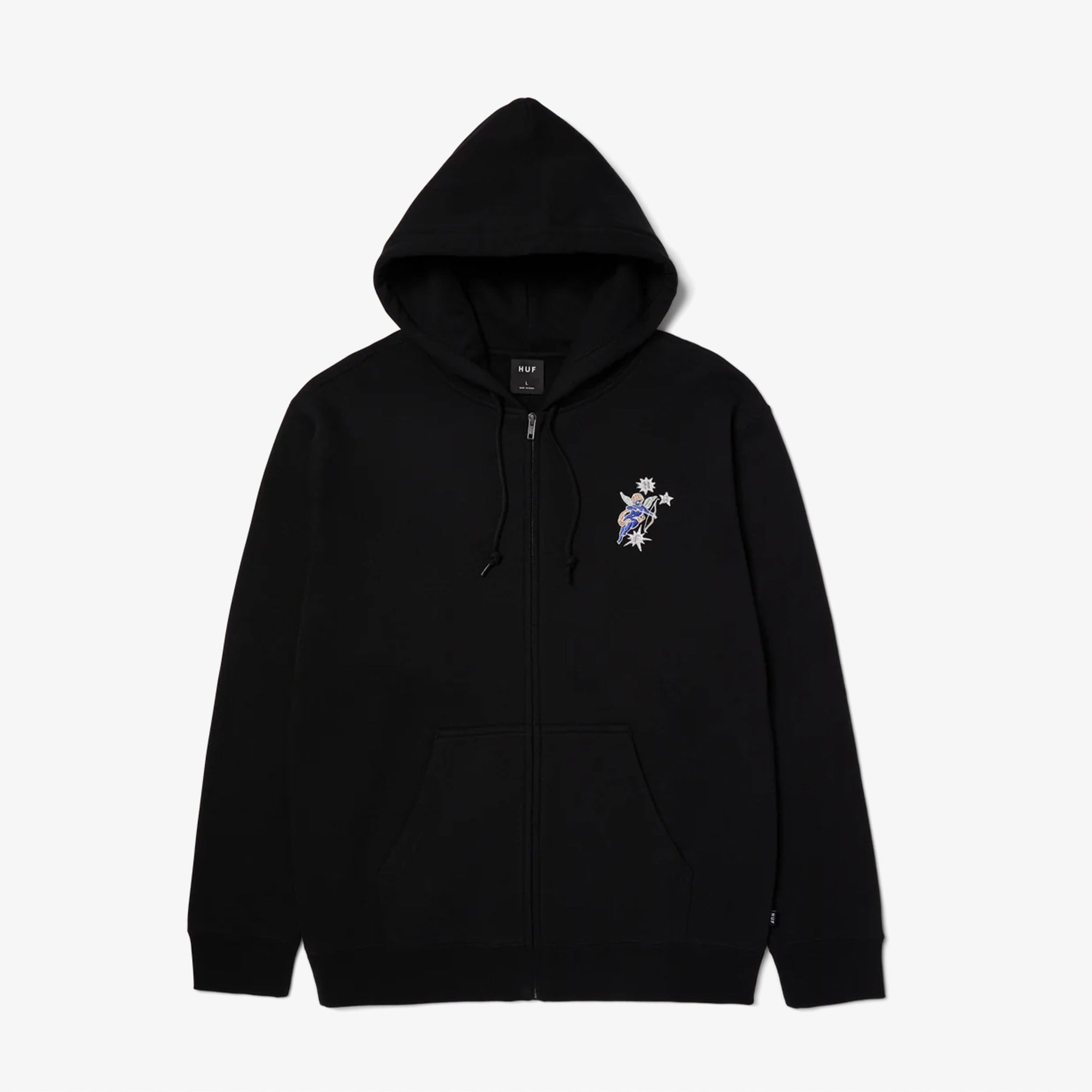 Huf Cupid F/Z Erkek Siyah Hoodie