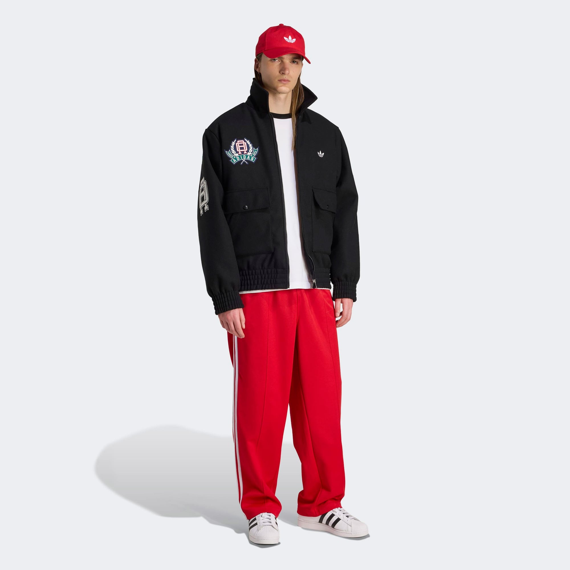 adidas VRCT Erkek Siyah Yün Ceket