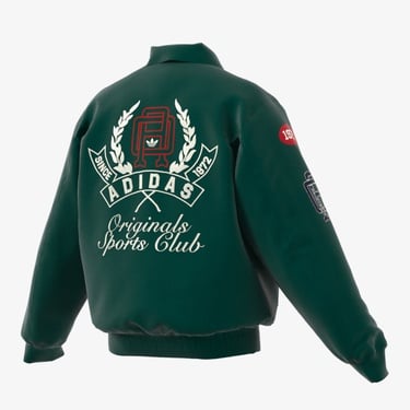  adidas VRCT Erkek Yeşil Yün Ceket