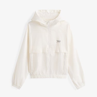  Tommy Hilfiger Repeat Logo Water Repellant Kadın Beyaz Ceket