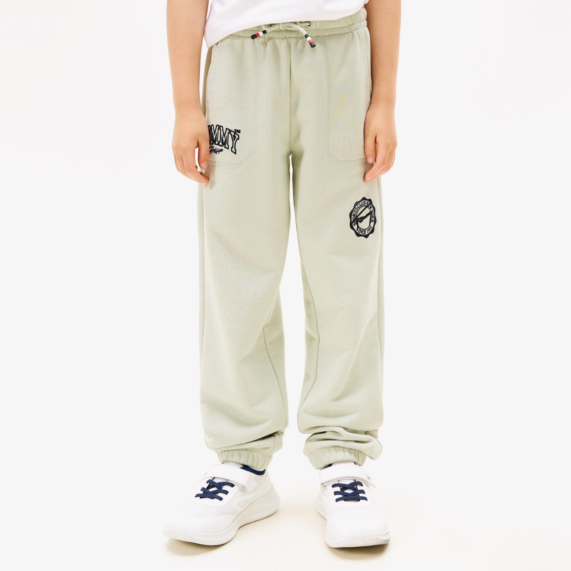 Tommy Hilfiger Varsity Graphic Çocuk Yeşil Eşofman Altı