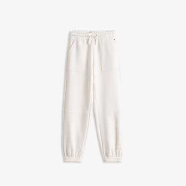  Tommy Hilfiger Puff Print Çocuk Beyaz Eşofman Altı