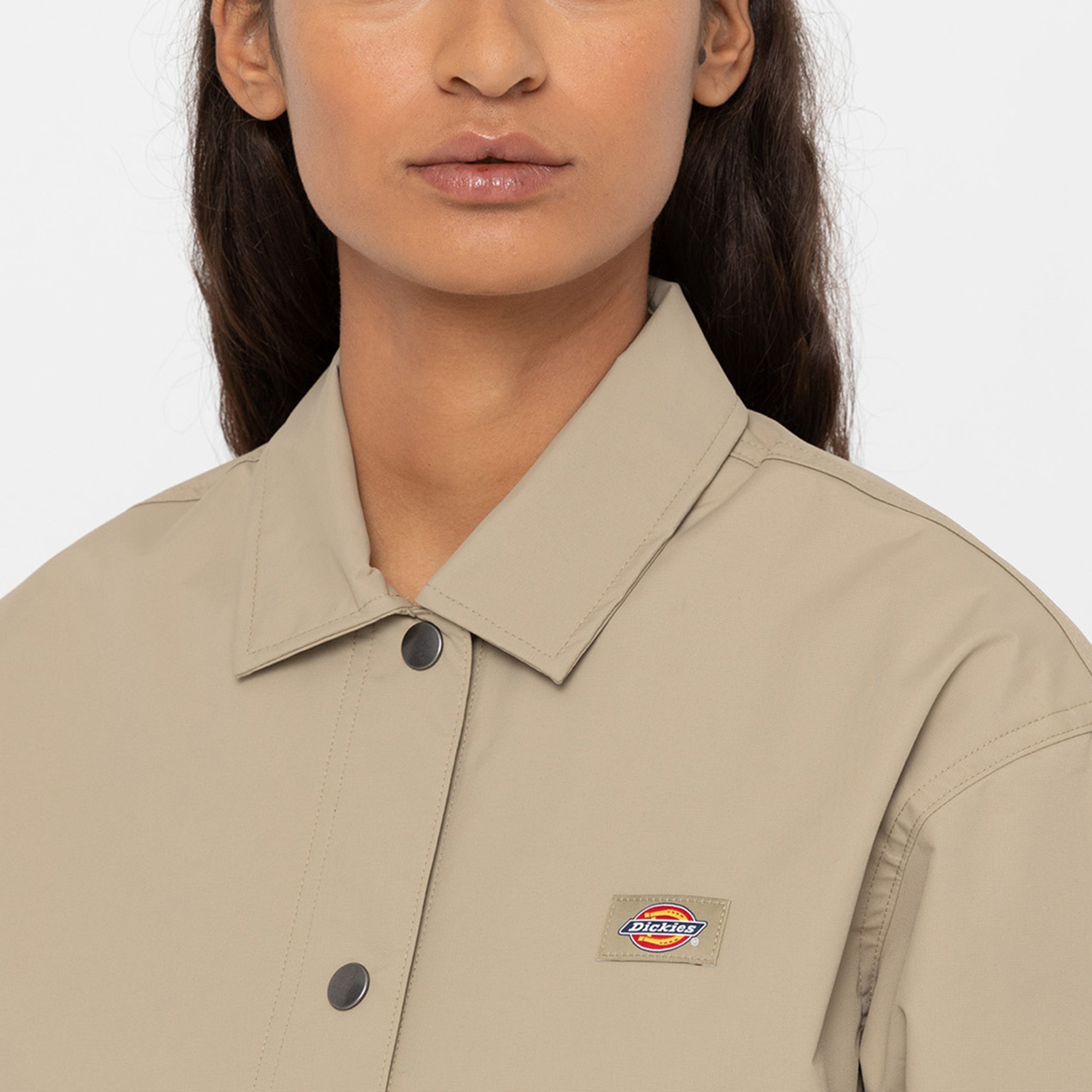 Dickies Oakport Cropped Coach Kadın Haki Ceket