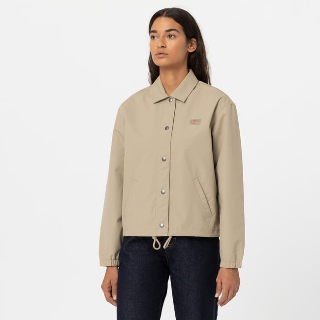  Dickies Oakport Cropped Coach Kadın Haki Ceket