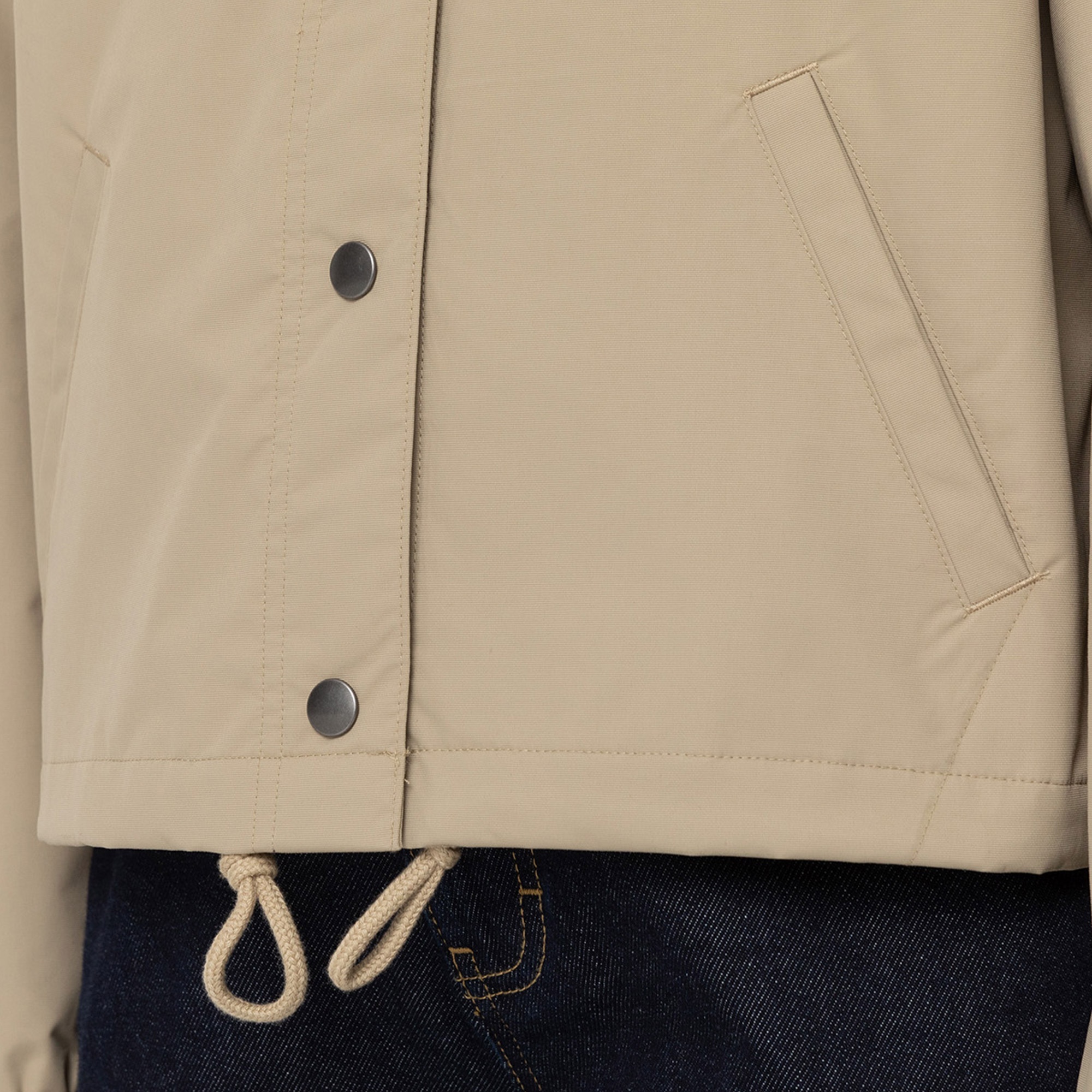 Dickies Oakport Cropped Coach Kadın Haki Ceket