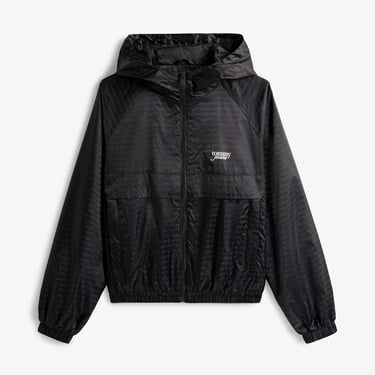  Tommy Hilfiger Repeat Logo Water Repellant Kadın Siyah Ceket