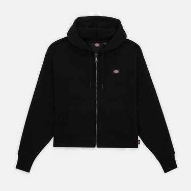  Dickies Oakport Zip Kadın Siyah Sweatshirt
