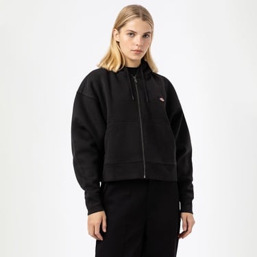  Dickies Oakport Zip Kadın Siyah Sweatshirt