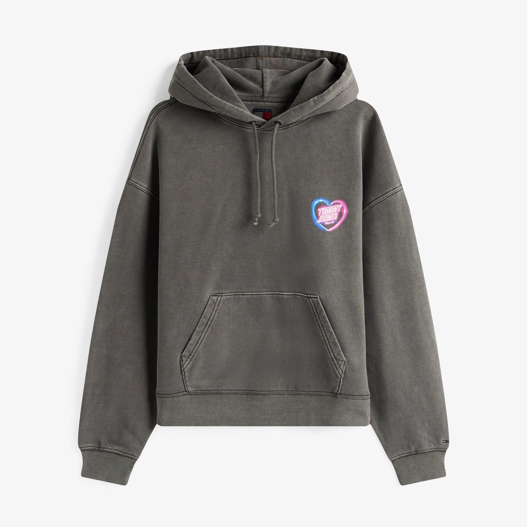 Tommy Hilfiger Boxy Kadın Gri Sweatshirt