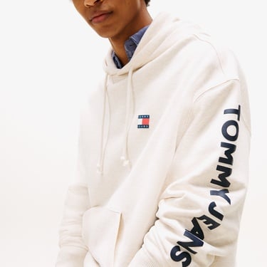  Tommy Hilfiger Jeans Classic Erkek Bej Sweatshirt