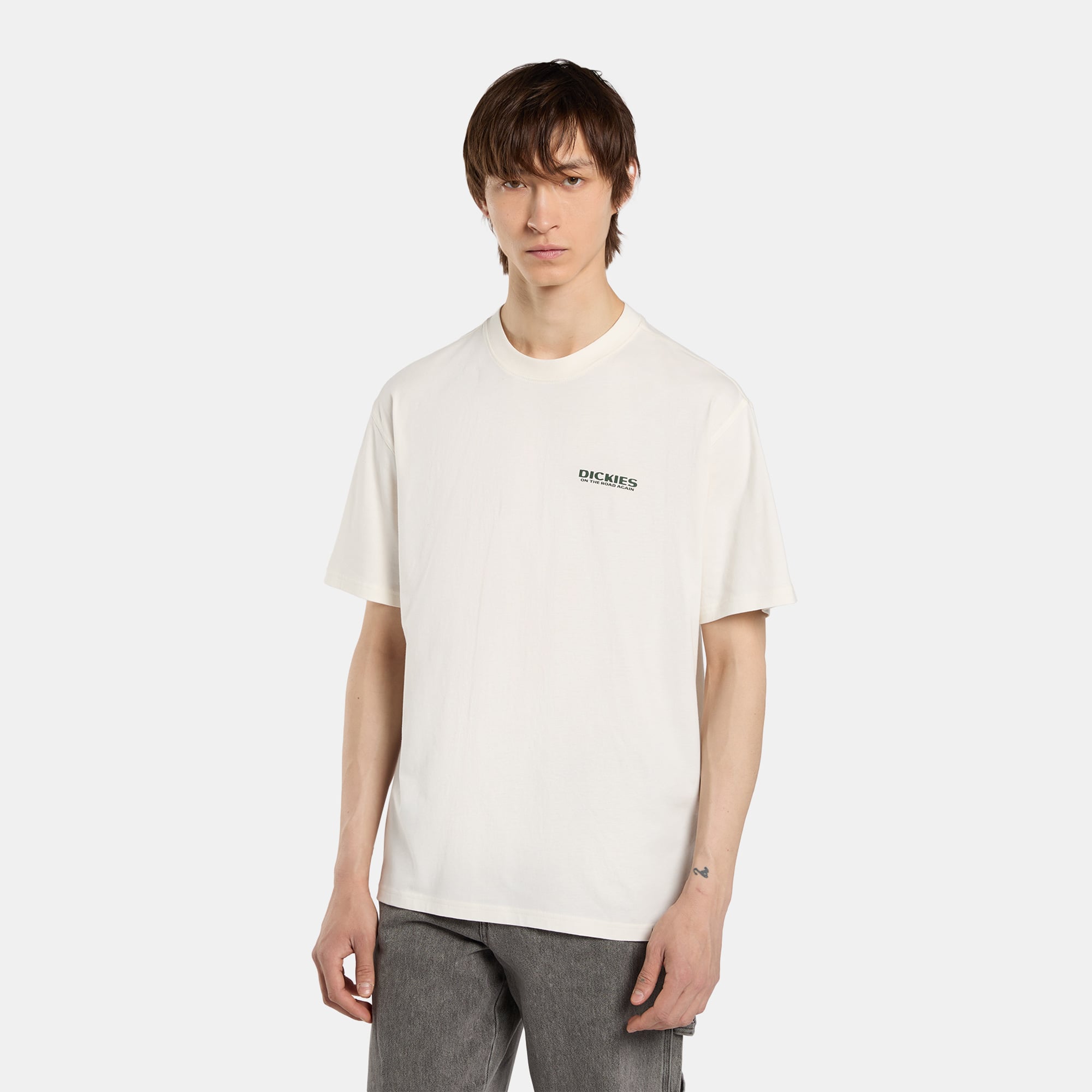  Dickies Burns Erkek Beyaz T-Shirt