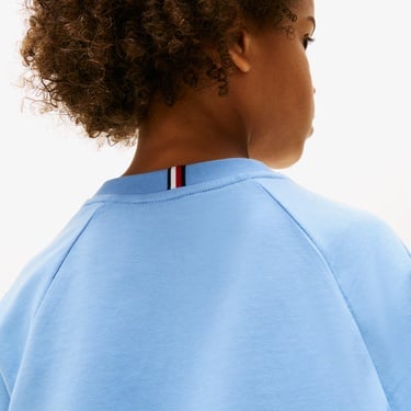  Tommy Hilfiger Mixed Graphic Çocuk Mavi T-Shirt