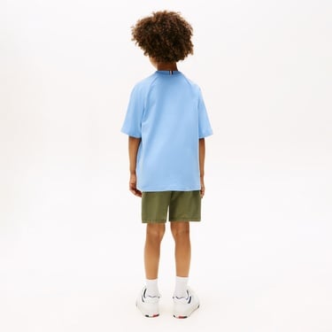  Tommy Hilfiger Mixed Graphic Çocuk Mavi T-Shirt