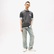 Tommy Hilfiger Back Graphic Crew Neck Erkek Gri T-Shirt