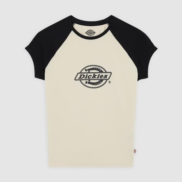  Dickies Forth Shaw Raglan Kadın Siyah T-Shirt