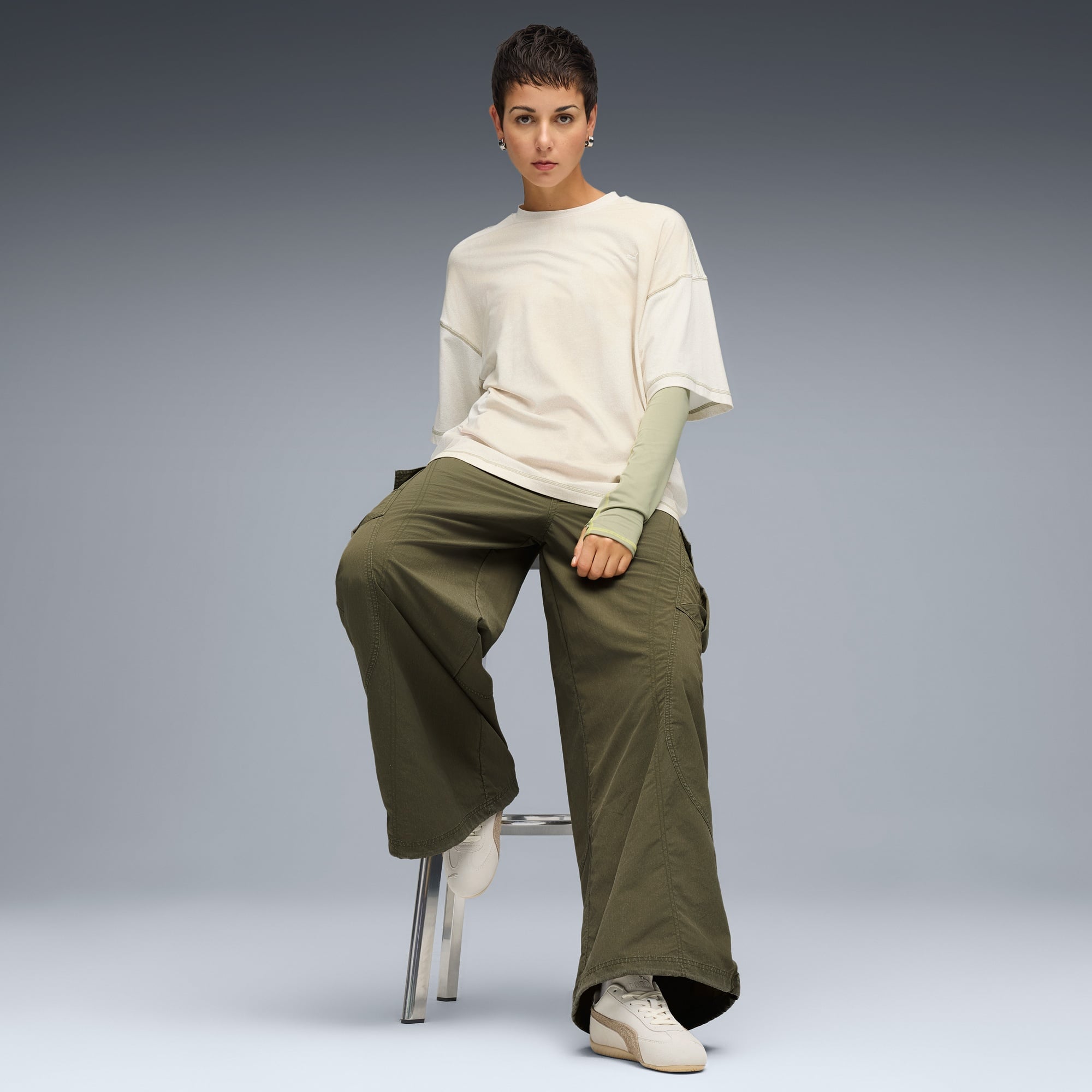 Puma Speedcat Elevated Kadın Krem Spor Ayakkabı