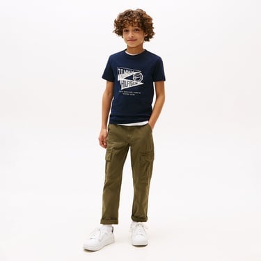  Tommy Hilfiger Effortless Çocuk Lacivert T-Shirt