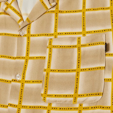  Huf Flynn Resort Erkek Sarı Gömlek