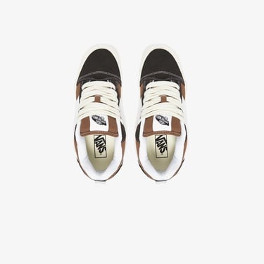  Vans Knu Skool Renk Bloklu Erkek Kahverengi Sneaker