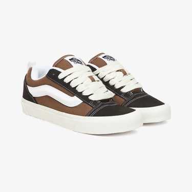  Vans Knu Skool Renk Bloklu Erkek Kahverengi Sneaker