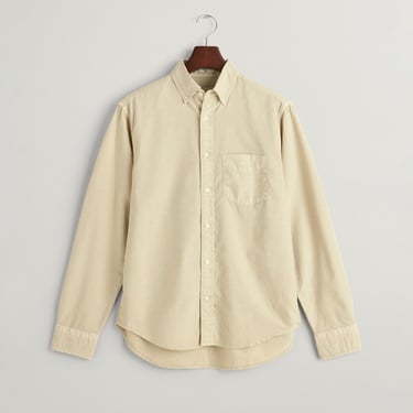  GANT Erkek Bej Regular Fit Düğmeli Yaka Oxford Gömlek