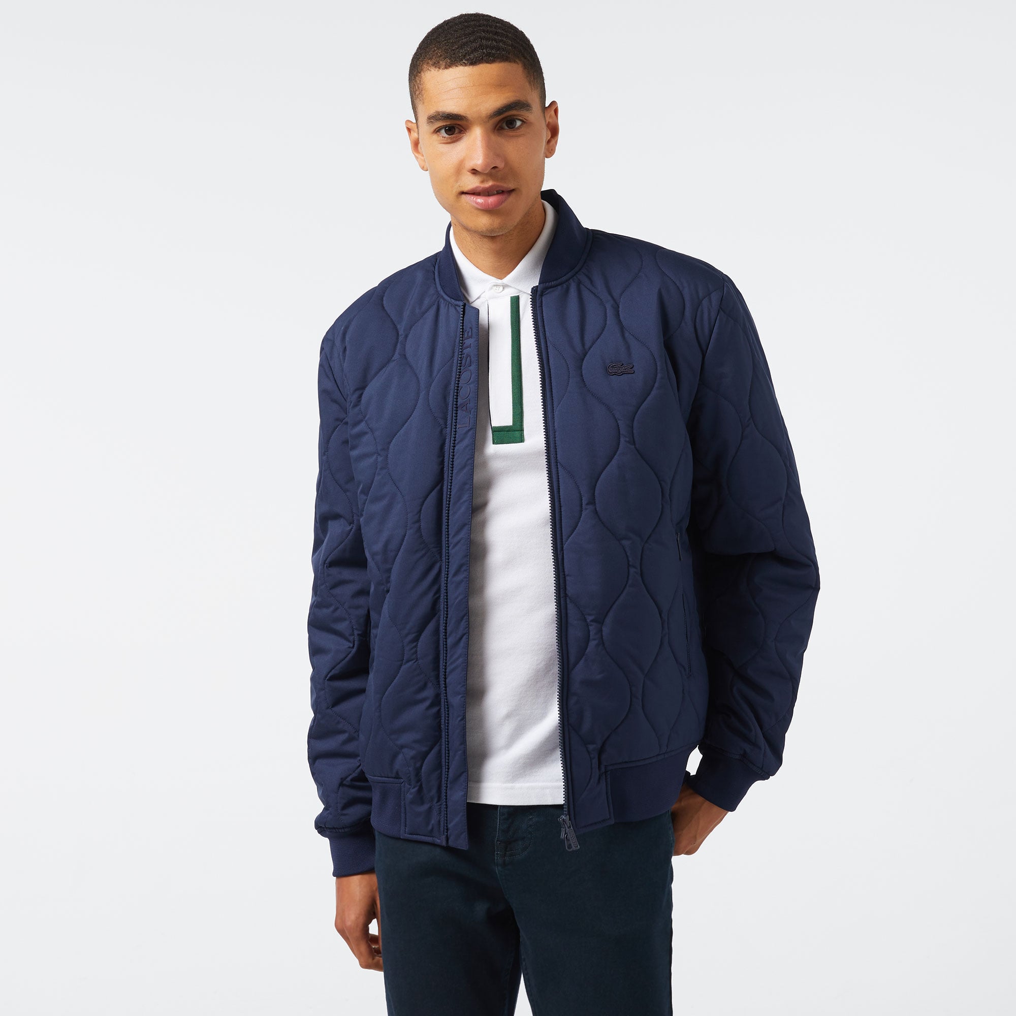  Lacoste Erkek Lacivert Ceket