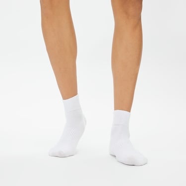  UNITED4 Core Unisex Beyaz 3'lü Çorap