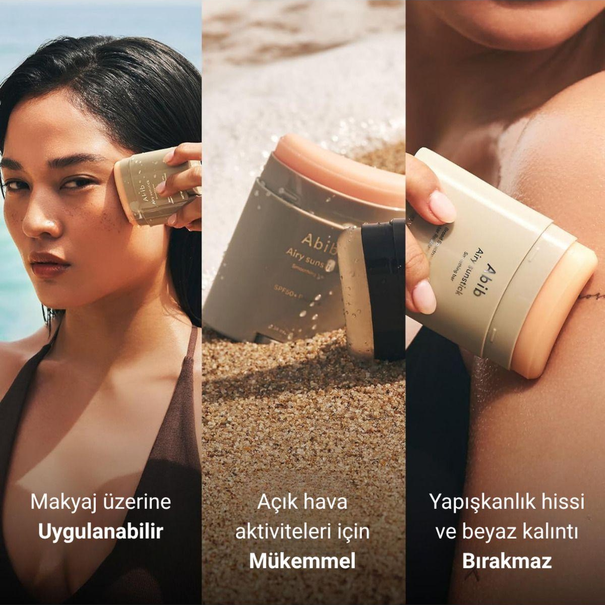 Abib Airy Sunstick Smoothing Bar 23g - Pürüzsüzleştirici Sunstick