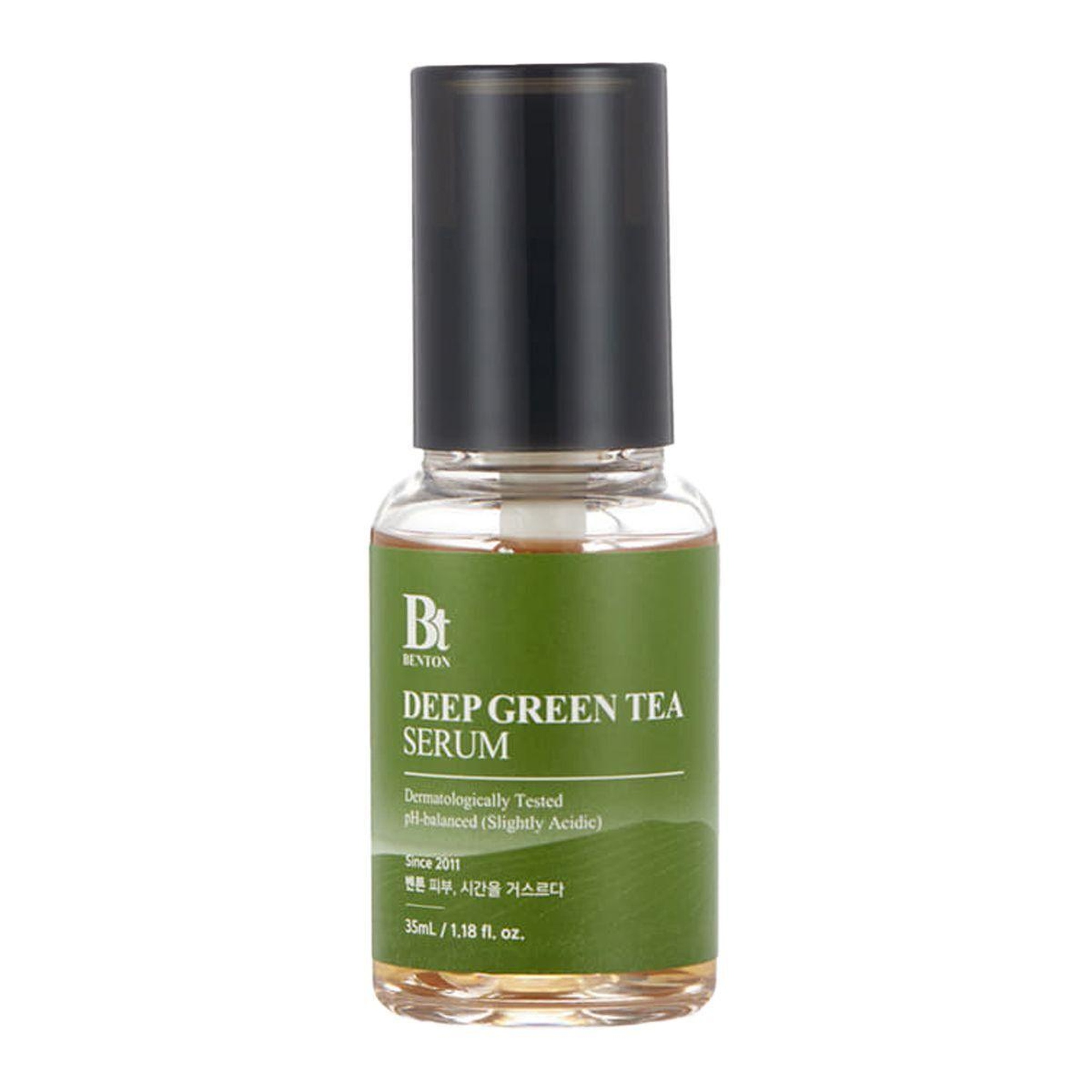 Benton Deep Green Tea Serum 35ml - Cansız Ciltler için Yatıştırıcı & Nemlendirici Antioksidan Yeşil Çay Serum