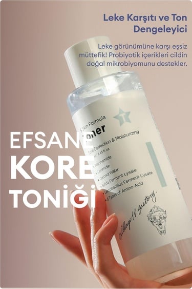  Village 11 Factory T Skin Formula Toner 250ml - Ton Dengeleyici, Aydınlatıcı, Leke Karşıtı Probiyotik & Niasinamid Tonik