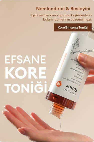  Village 11 Factory N Skin Formula Toner 250ml - Nem Bombası, Besleyici, Dolgunlaştırıcı Ginseng Adenozin Propolis Tonik